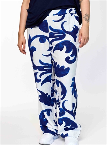 Gozzip - Lovise bukser, Råhvid/Blå